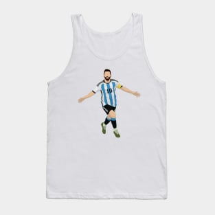 Soccer illustration, goal celebration Tank Top